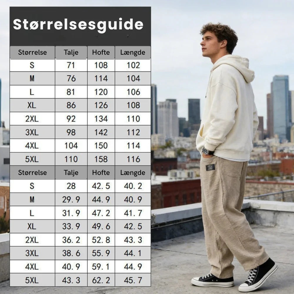 BreezeFit™ – Åndbare herrebukser med lige pasform