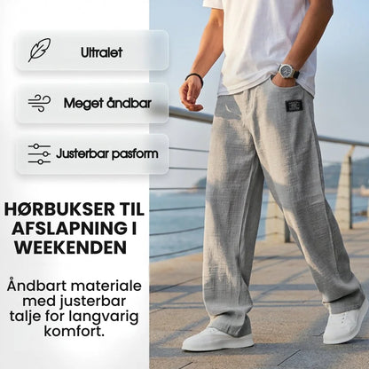 BreezeFit™ – Åndbare herrebukser med lige pasform
