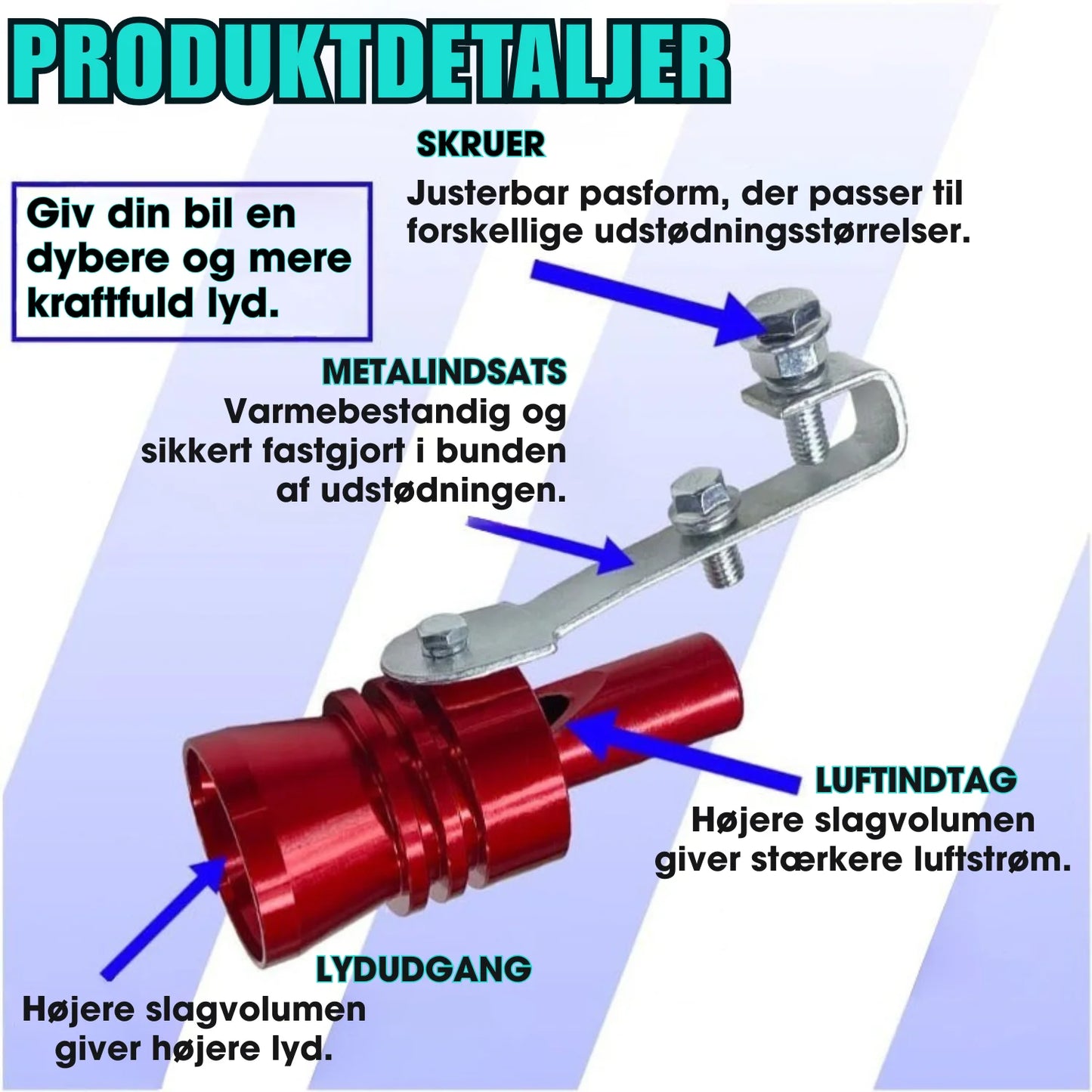 ExoBoost™ – Bil udstødningsfløjte