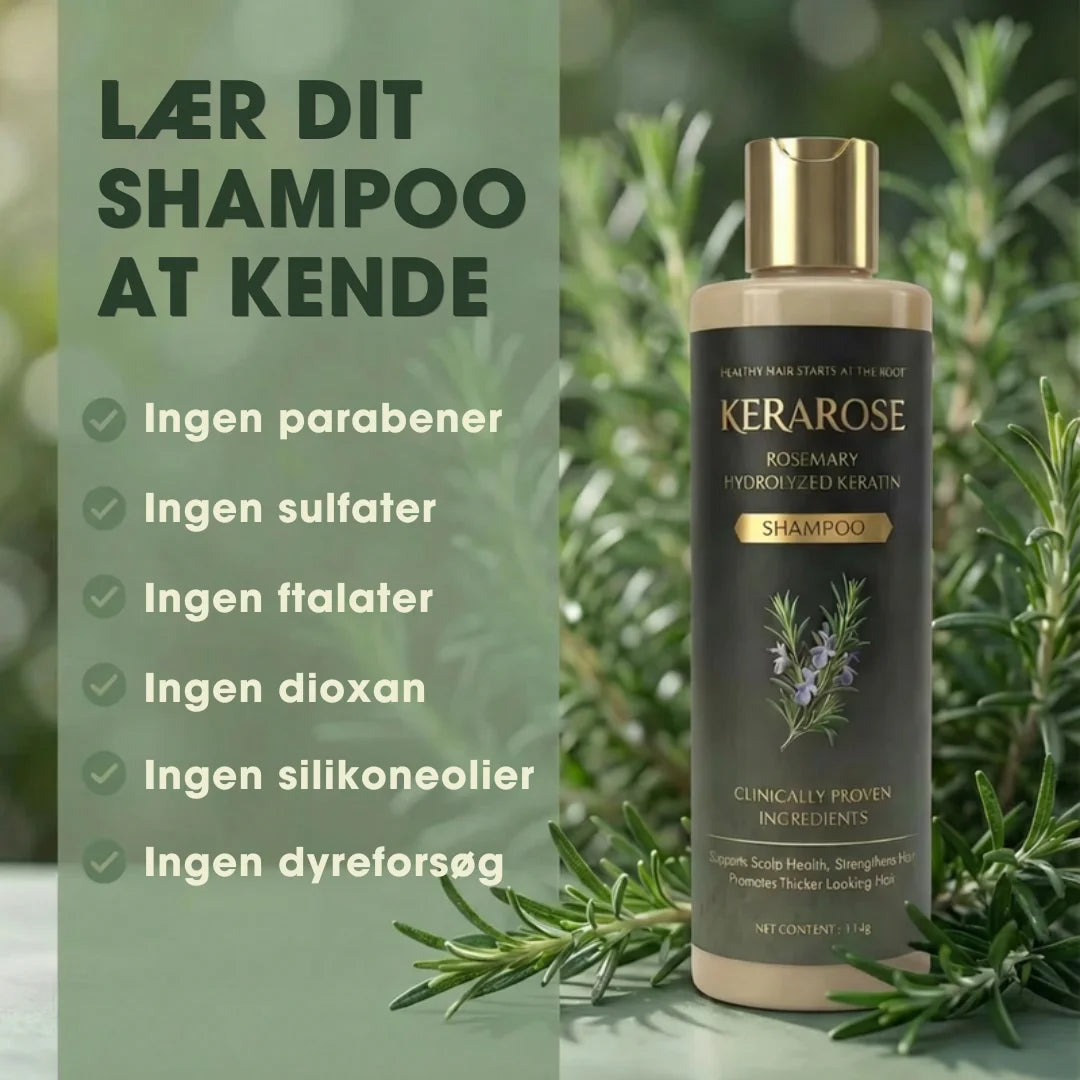 KeraRose™ – Rosmarin shampoo – 1+1 GRATIS