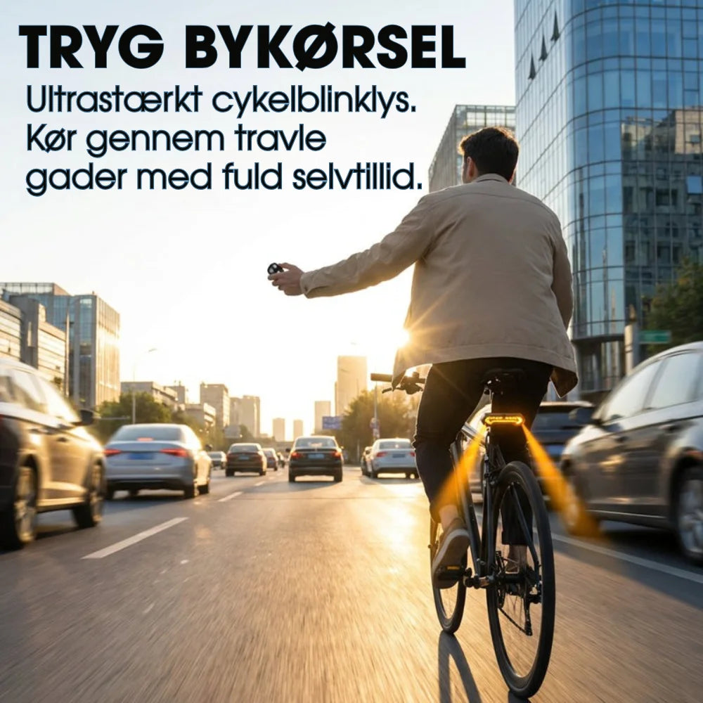 TurnLight Pro™ – Trådløs cykelblinklygte