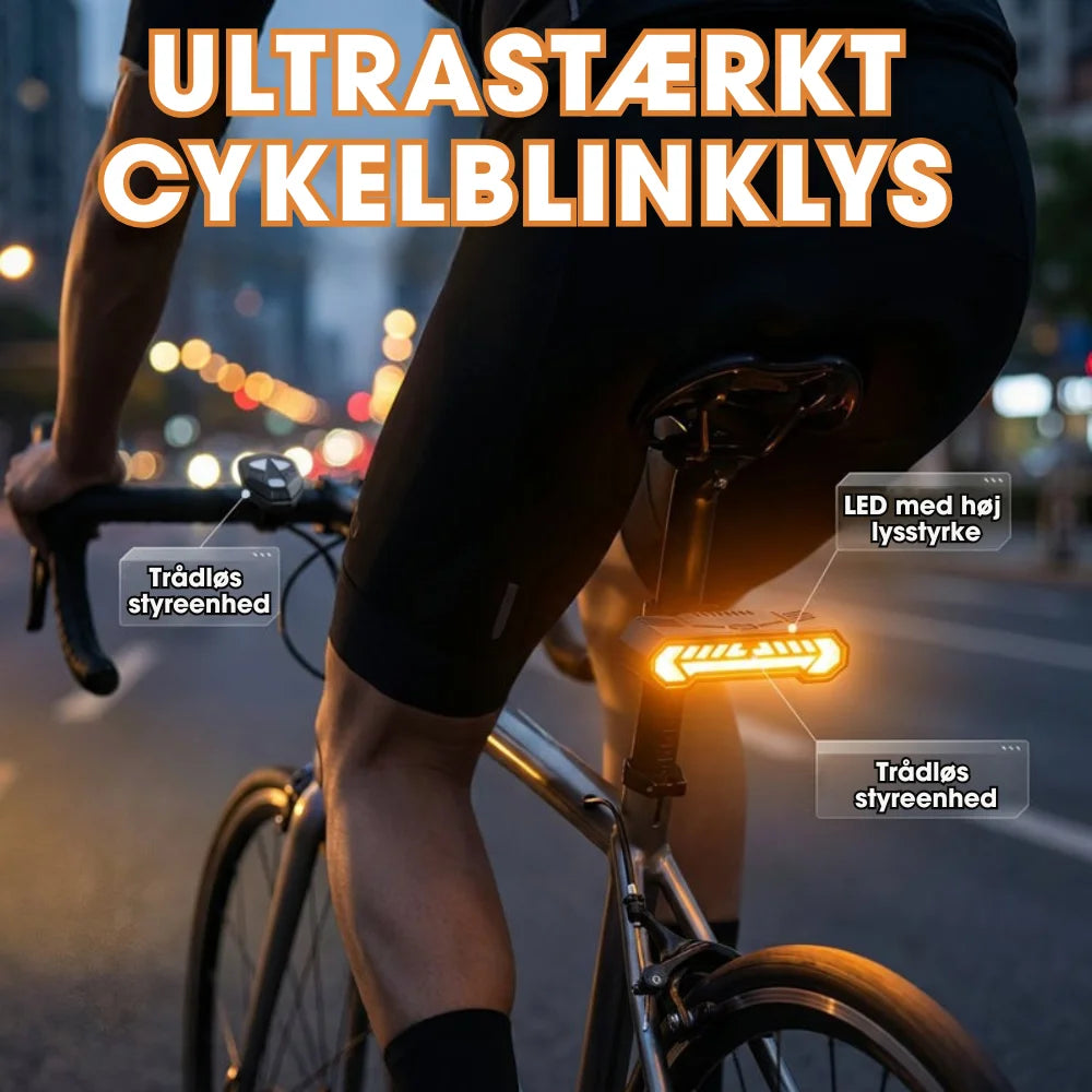 TurnLight Pro™ – Trådløs cykelblinklygte