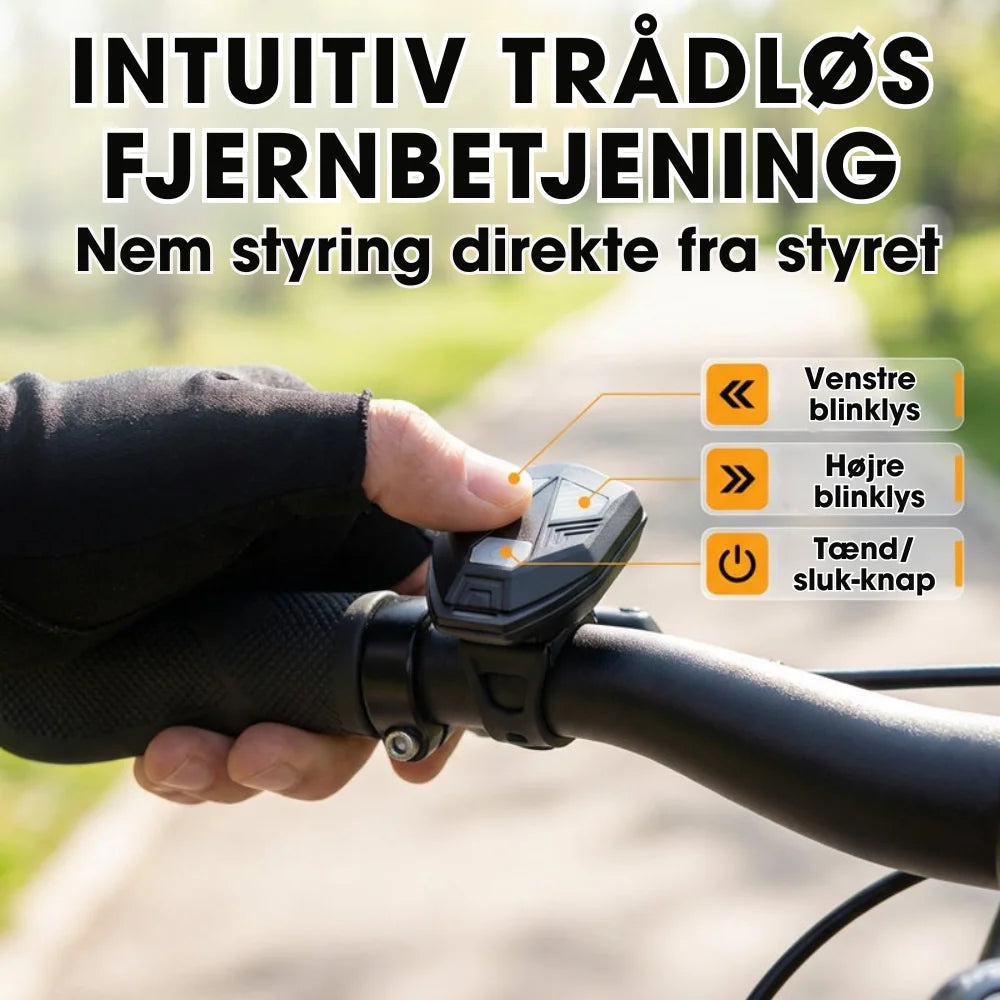 TurnLight Pro™ – Trådløs cykelblinklygte