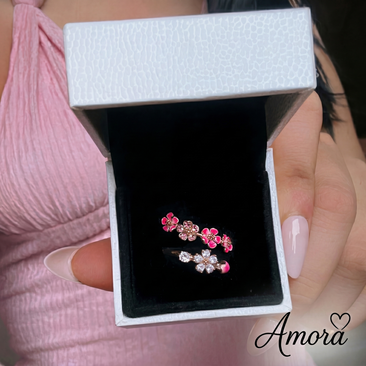 Amora™ – Cherry Blossom Ring
